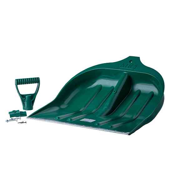 Grad Лопата для снега/зерна пластиковая с оцинкованной планкой Strong 490×495мм (цветная) GRAD Коломия