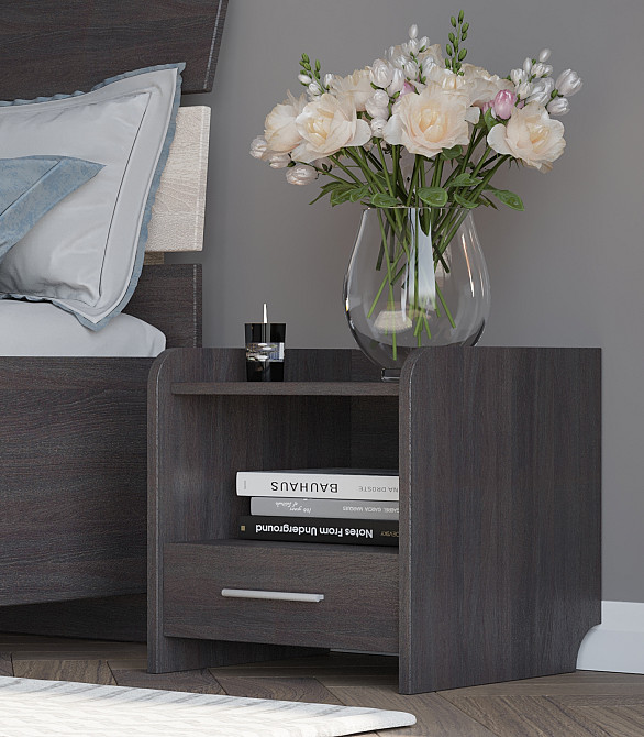 Тумба біля ліжка Еверест Т-1 40х40х40 венге темний (DTM-2358) Дніпро - фото 2