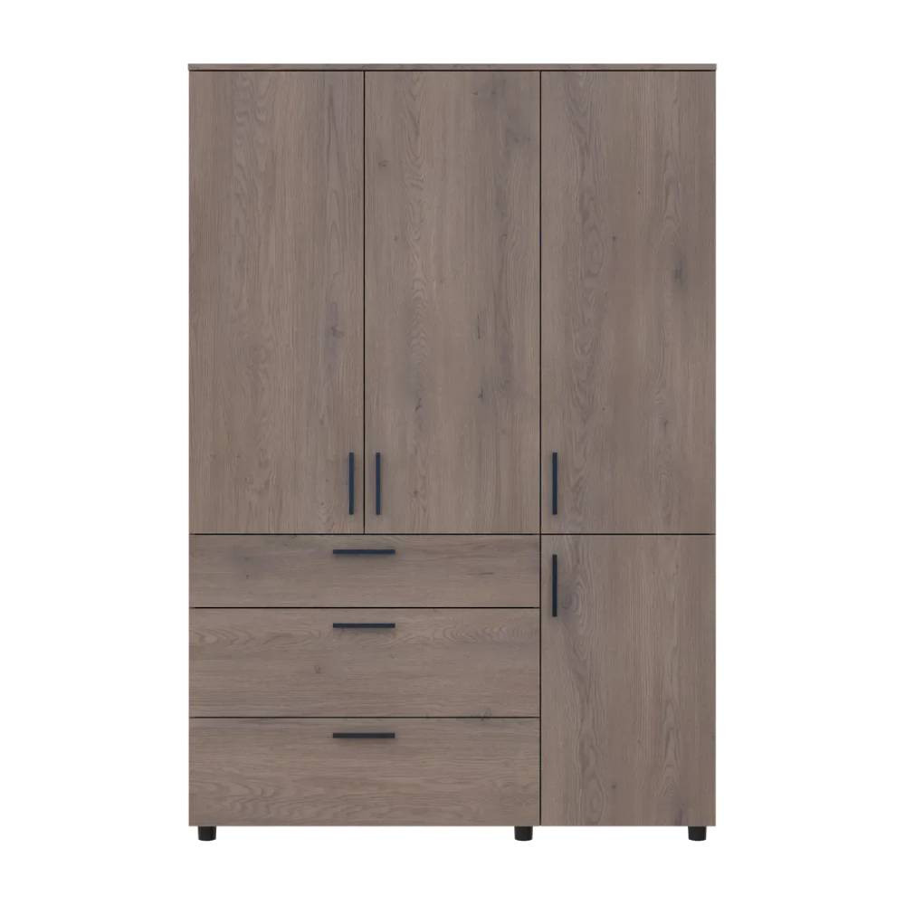 Шкаф для одежды Doros Торн Кремона Канноло 3 ДСП/3Ш (полки) 135х51.6х200 (DRS-012068) Львов - изображение 2