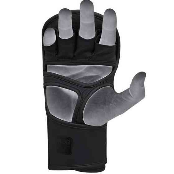 Рукавиці для ММА (Греплінгові рукавички) RDX T15 Noir Inner Matte Black S Каменское