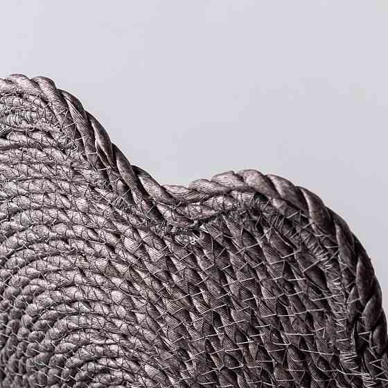 Сервировочная салфетка на стол Ø38 см, серый цвет Киев