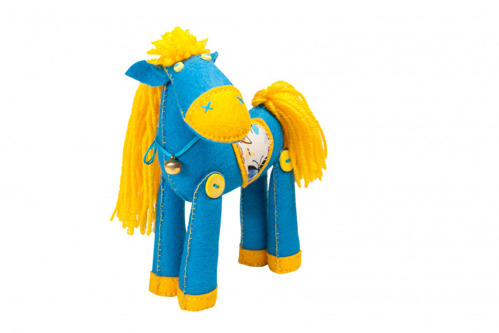 Дитячий набір для творчості "Коник" MI-002 шиття м'якої іграшки Вінниця - фото 2