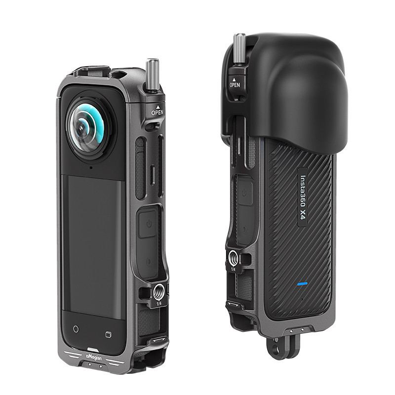Рамка Insta360 X4 алюминиевая с колпачком на линзы aMagisn AD01 Киев - изображение 2