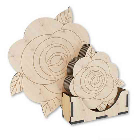 Деревянная подставка под горячее 