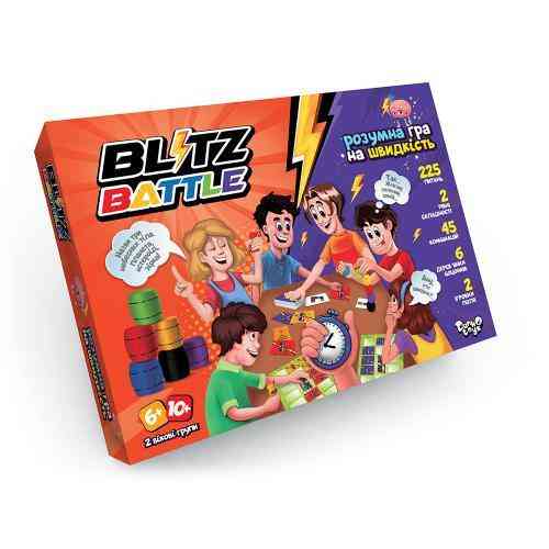Настільна розважальна гра "Blitz Battle" укр (10), шт Київ