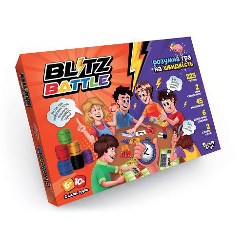 Настільна розважальна гра "Blitz Battle" укр (10), шт Київ - фото 1