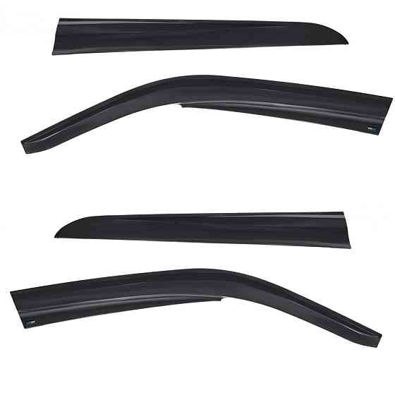 Дефлектори вікон (вітровики) Volkswagen Polo 1994-2000, 4шт, SunPlex, хетчбек, на скотчі Вінниця