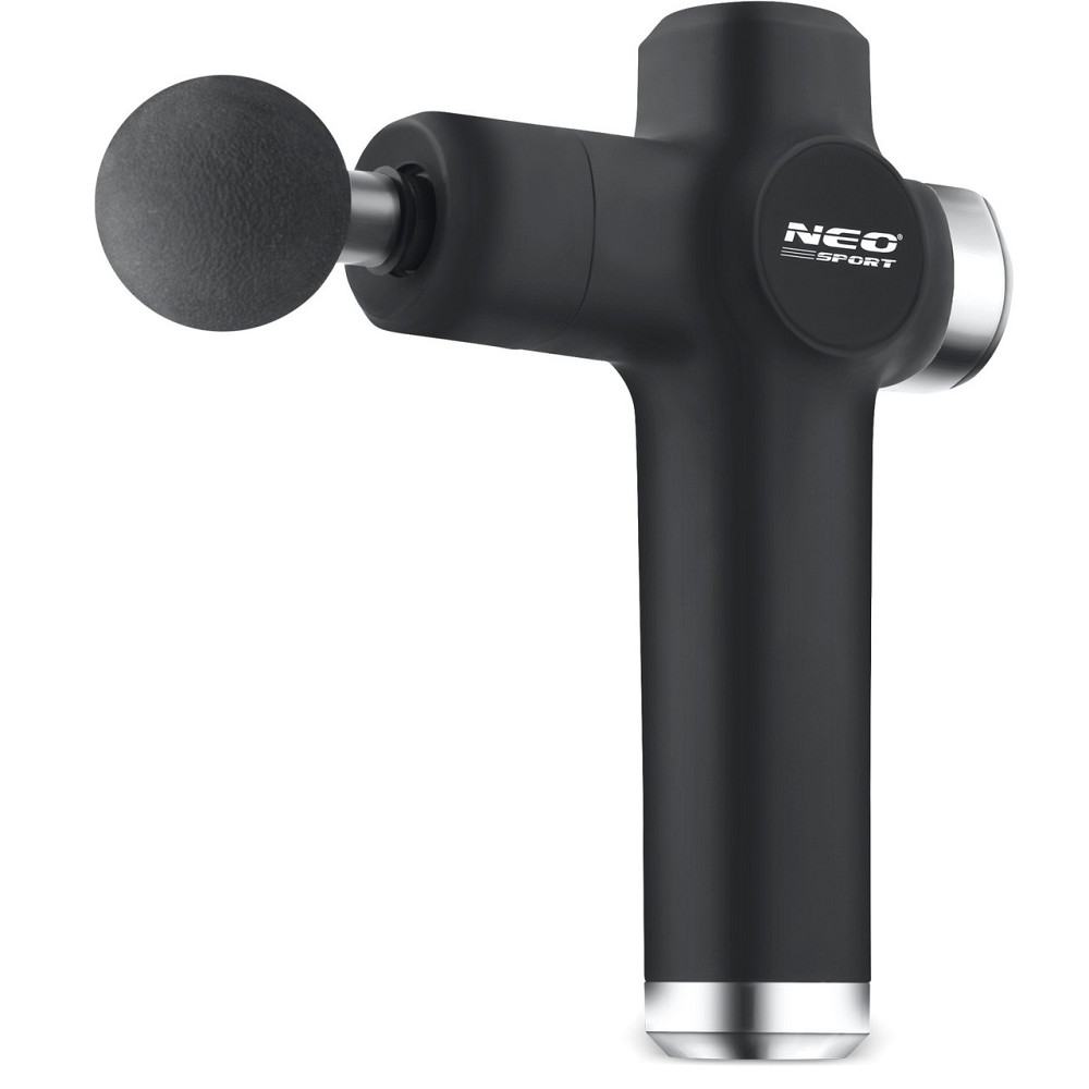 Массажный пистолет многофункциональный 8 насадок NS-501 Neo-Sport черный Киев - изображение 3