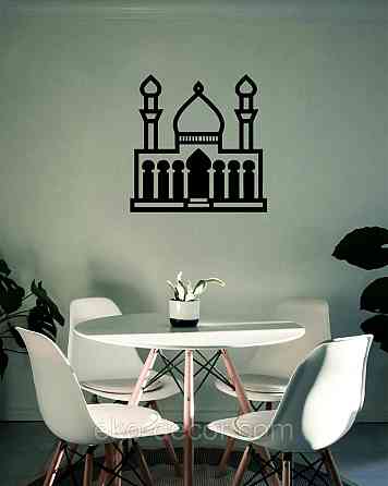 Декоративне настінне Панно «Іслам» Декор на стіну 70*70 см, Чорний Київ