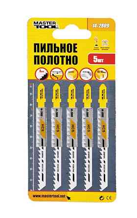MASTERTOOL Полотно пильне для лобзика MASTERTOOL T101D 5 шт дерево/пластик чистий прямий різ 6T Коломыя