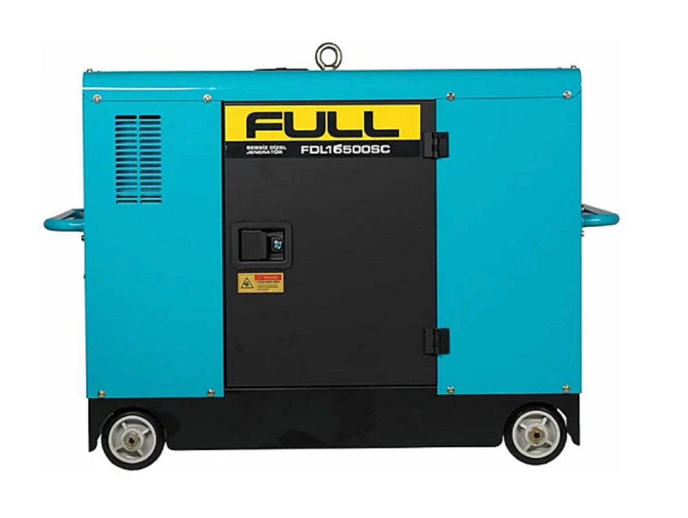 Генератор дизельный FULL FDL16500SC, 1-фазный 230V, 50Hz, 16.25kVA/12kW, бак 50 л, расход 4 л/ч, пуск: стартер, 1145x750x975 Киев - изображение 1
