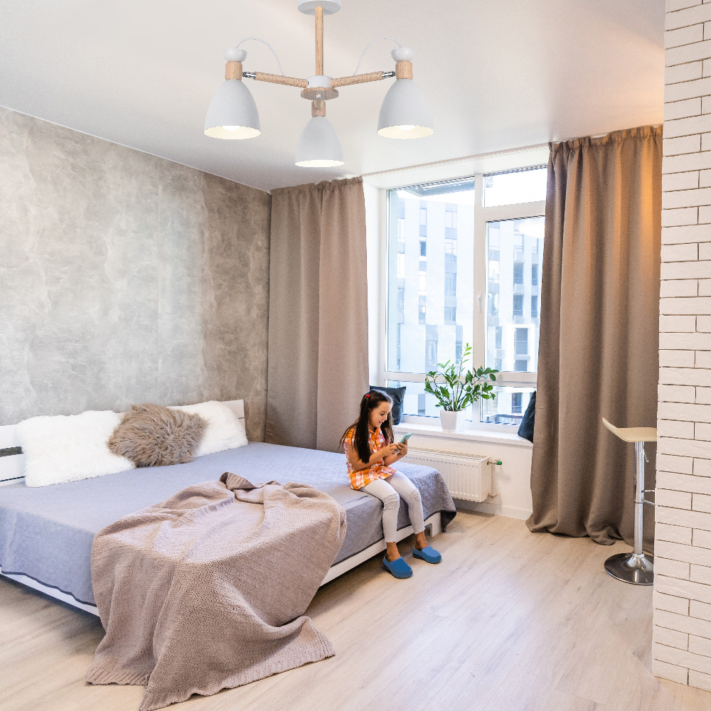Накладний світильник Ardero AL6193-1ARD SCANDY під лампу білий Харків - фото 2