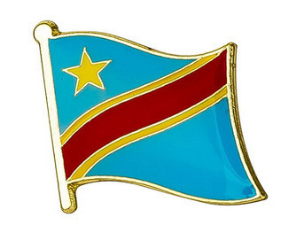 Конго прапор значок Київ - фото 1