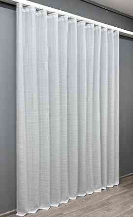 Тюль-штора VR-Textil 1149т Льон Холодний білий 200х270 см (42-1084) Київ