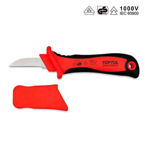 Ніж кабельний діелектричний TOPTUL 1000V VDE SFAA5020V4 Одеса