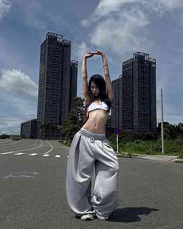 Женские объемные оверсайз брюки с резинкой в поясе двунитка Одесса