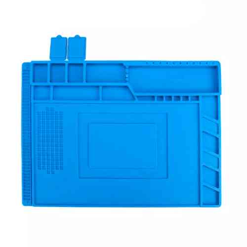 Коврик для пайки силиконовый термостойкий 36x26см с магнитными ячейками A-400 Винница