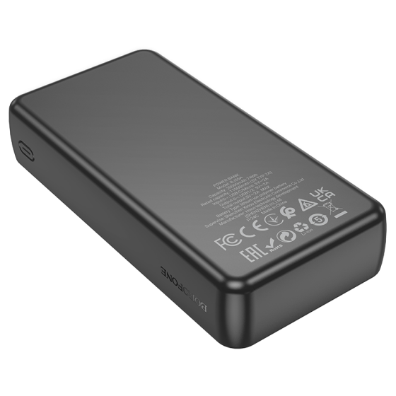 Зовнішній акумулятор BOROFONE BJ55A Graceful power bank (20000mAh) Black Київ