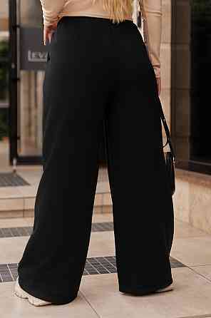 Теплі жіночі штани палаццо "Gait" | Норма і батал Чорний, 46-48 Київ