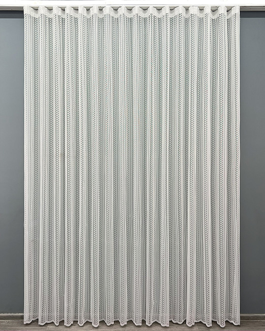 Тюль VR-Textil 1993т Жаккард Молочный 400х270 см (42-1044) Киев - изображение 2