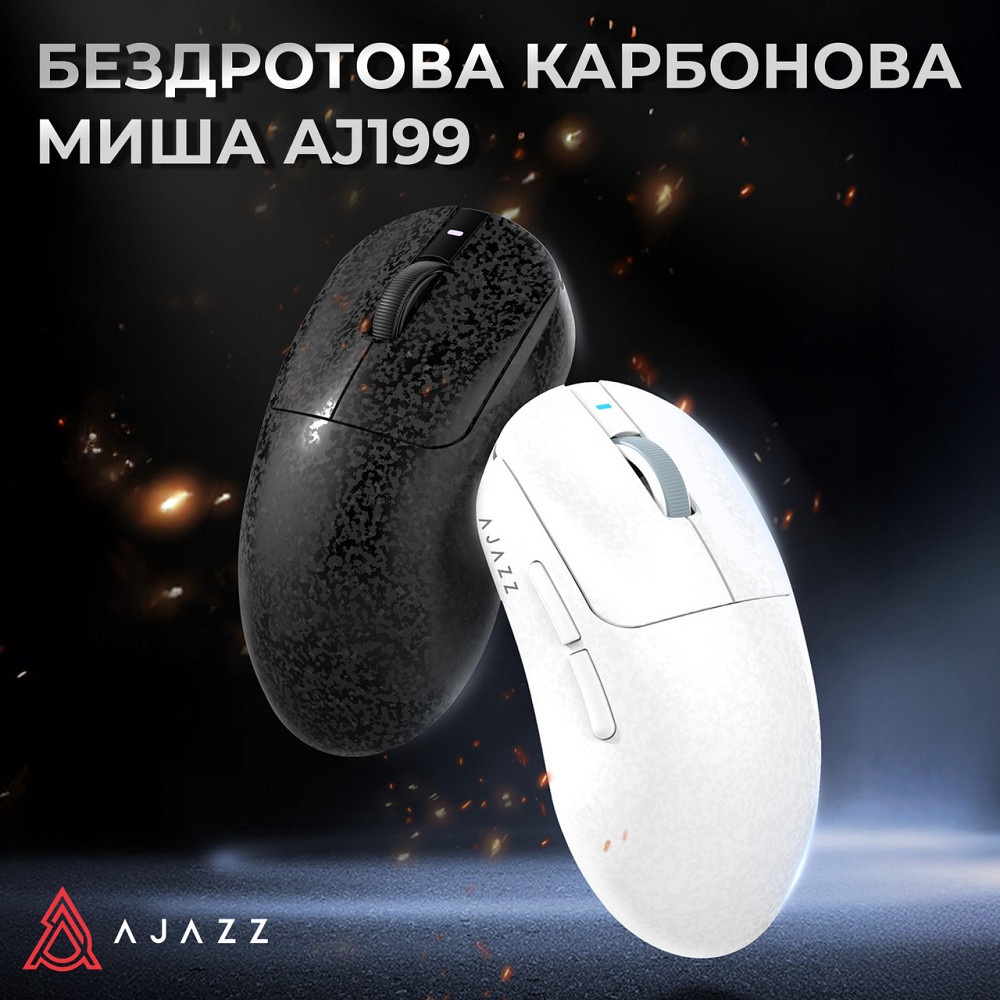 Миша бездротова Ajazz AJ199 White (AJ199-W) ( 23895 ) Харьков - изображение 13