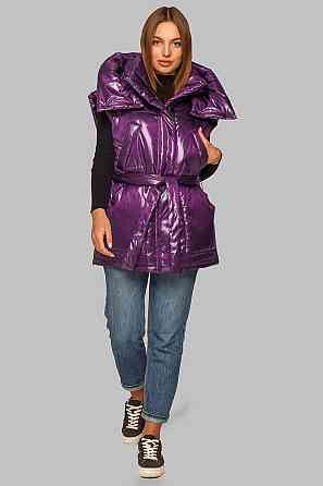 МОДНЫЙ ЖИЛЕТ АЛИСА ИЗ ПЛАЩЕВКИ С ПОЯСОМ . S-XL р. Киев