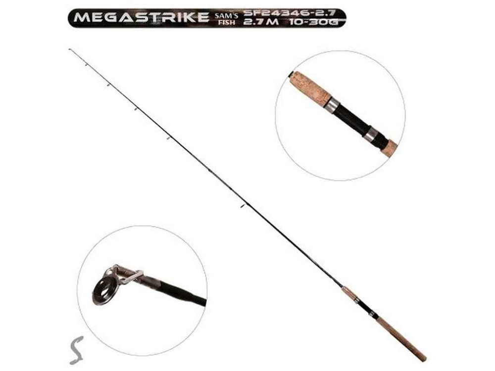 Спінінг штекерний 2,7м 10-30г Megastrike 2к SF24346-2.7 ТМ STENSON Київ - фото 1