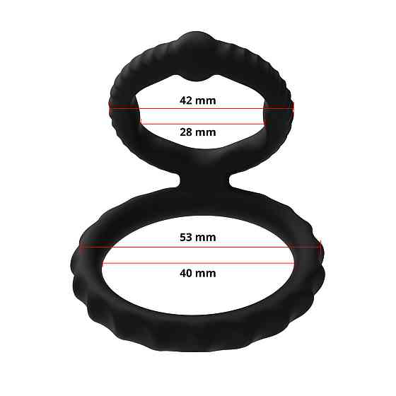 Ерекційне кільце - Erospace Men’s Play Silicone Cock Ring B8 Sex Aura Київ