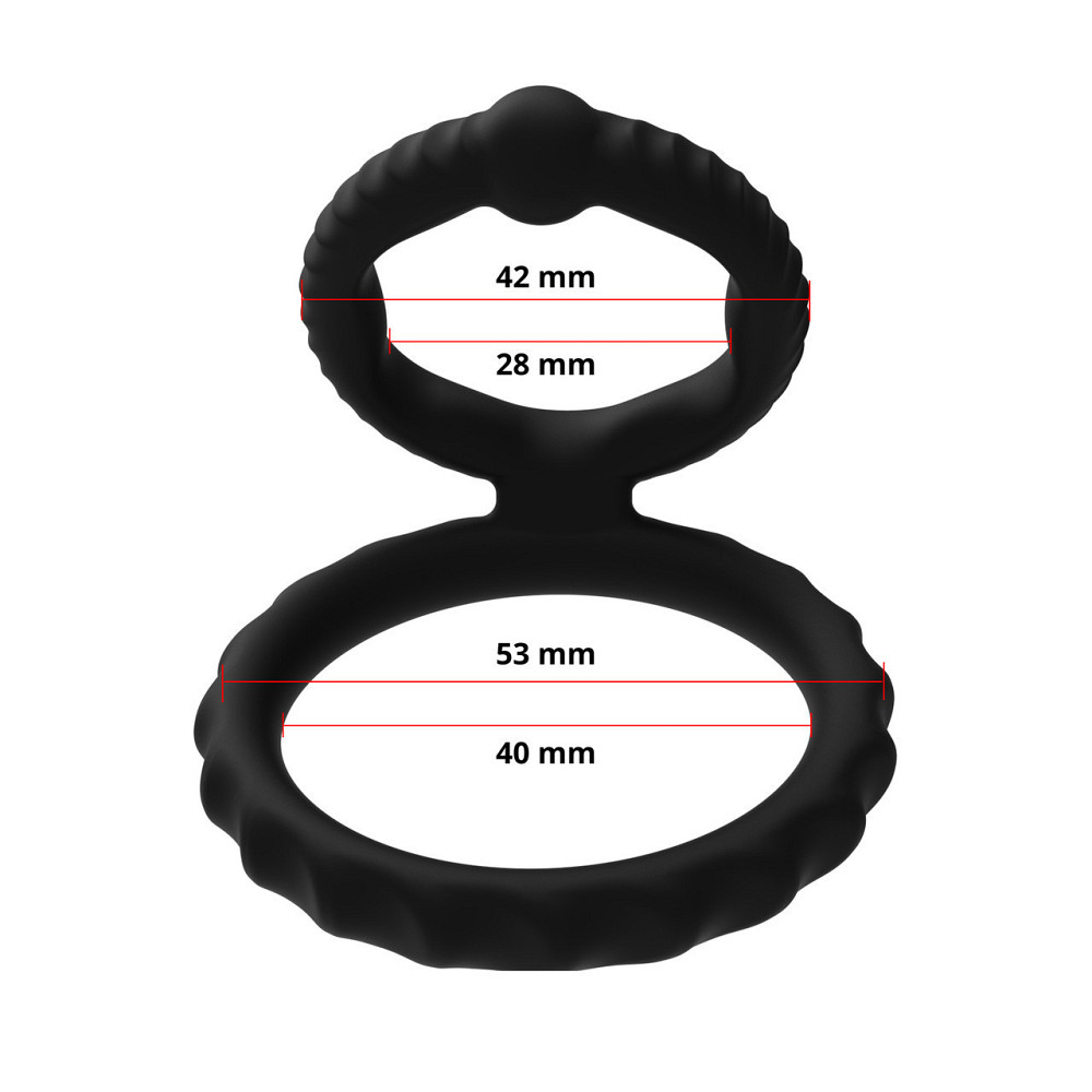 Ерекційне кільце - Erospace Men’s Play Silicone Cock Ring B8 Sex Aura Київ - фото 4
