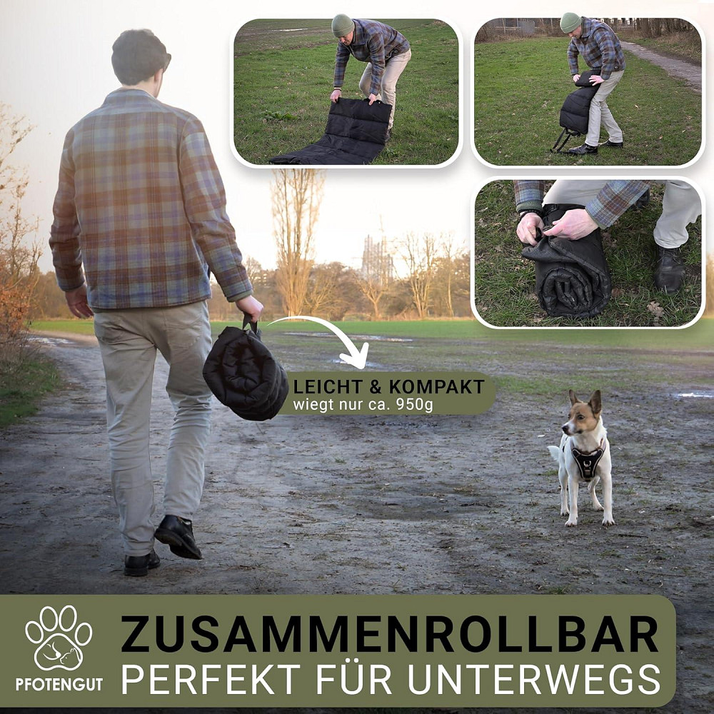 Туристичний килимок-ковдра для собак PFOTENGUT 70 х 110 см Луцьк - фото 3