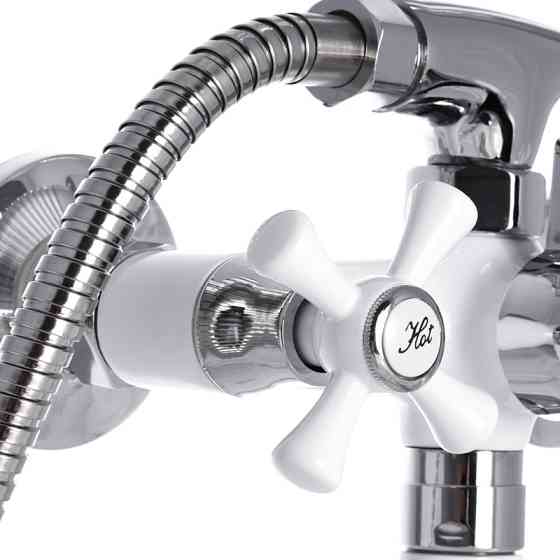 Ванночный смеситель Mixxus Omega 140 White MI2768 Харьков