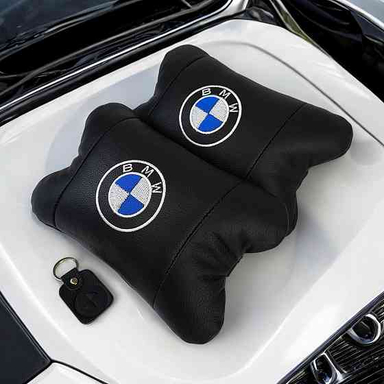 Автоподушки з логотипом BMW, Підголівник для сидіння автомобіля, Подарунок автолюбителю JP-14 Львів
