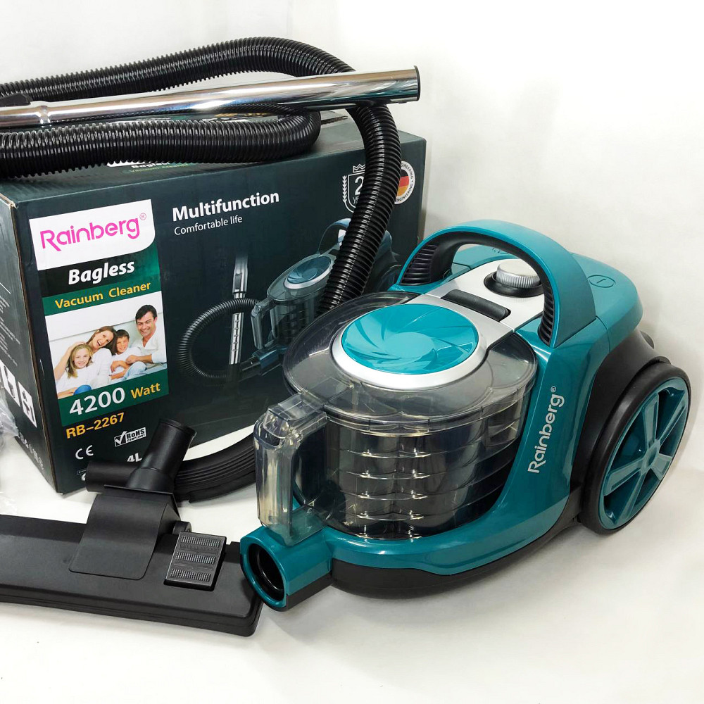 Надійний колбовий пилосос для пилу Rainberg, Пилосос циклонного типу з нера фільтром DZ-31 Львів - фото 9