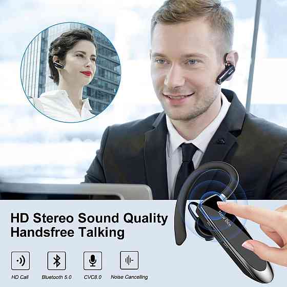 Наушники New Bee B41 Черные Bluetooth беспроводные in-ear TWS 22 ч прослушивания 24 ч разговоров 60 дней в Киев