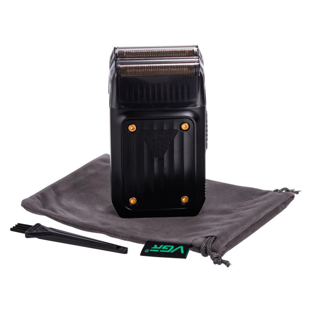 Електробритва чоловіча шейвер з подвійним лезом та LED-дисплеєм VGR V-363 Київ - фото 2