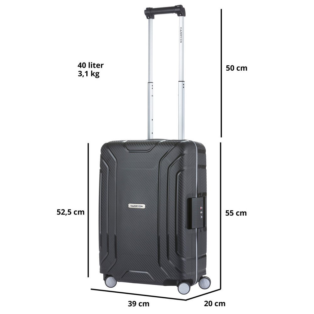 Валіза CarryOn Steward (S) Black (502322) Киев - изображение 11