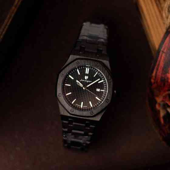 Мужские наручные часы Poedagar Morion (Черные) Киев