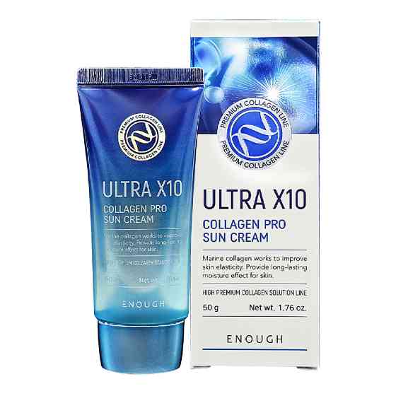 Солнцезащитный крем Ultra X10 Collagen Sun Cream Enough 50 мл Киев