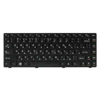 Клавиатура ноутбука PowerPlant Lenovo IdeaPad G480 черный, черный фрейм (KB311880) Винница