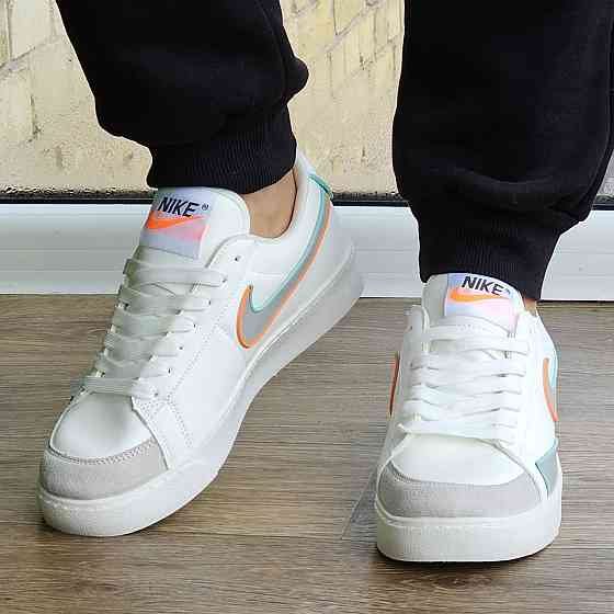 Кросівки Nike Бежеві Жіночі Білі Форси Шкіряні Найк Кеди (розміри: 40,41,42,43) Дніпро