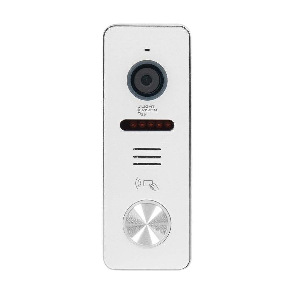 Відеопанель 2Mp Light Vision RIO FHD(RF) White зі зчитувачем Mifare (82-00242) Київ - фото 2