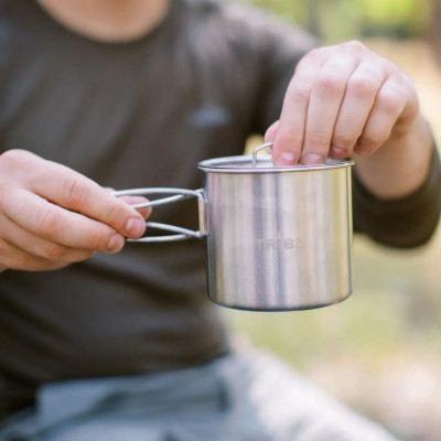 Чашка туристична Tribe Camping Cup 600 мл (T-FA-0012-metal) Вінниця - фото 7