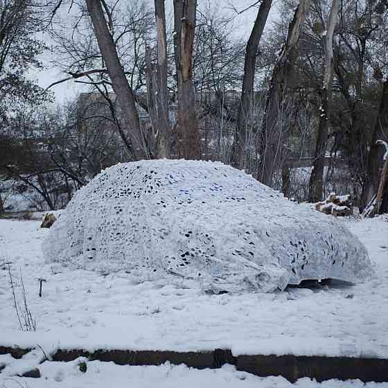 Зимова маскувальна сітка Militex Зимовий мультикам 6х10м (площа 60 кв.м.) Зимові маскувальні сітки Київ