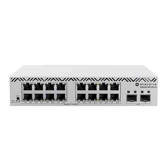 Комутатор MikroTik CSS318-16G-2S+IN ( некерований ) Харьков