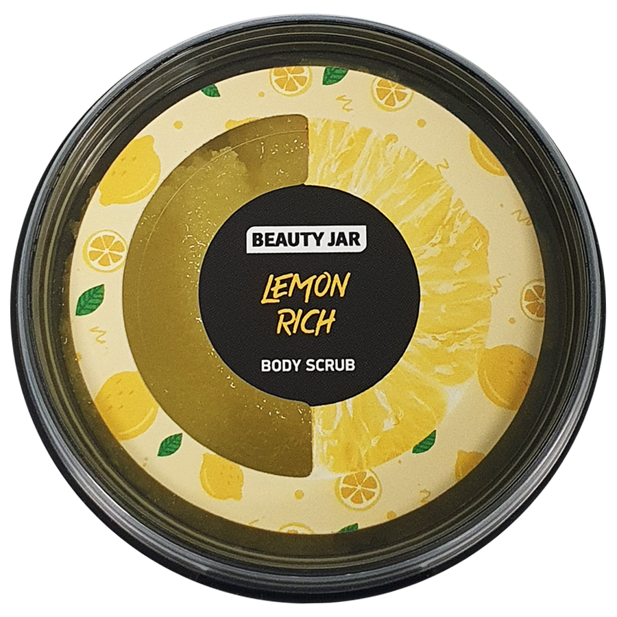 Скраб для тіла Лимонна Розкіш Beauty Jar 200 г Київ - фото 2
