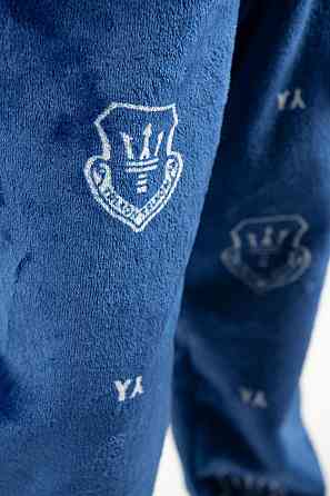 Домашні дитячі штани теплі, фіолетові велсофт топ Київ