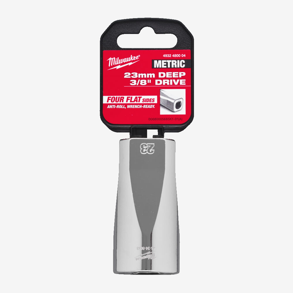 Головка хромована метрична подовжена 3/8'' MILWAUKEE, 23мм Одеса - фото 2