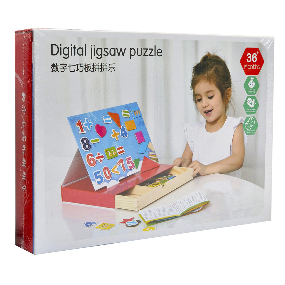 Дерев'яна розвиваюча іграшка Дощечка MD 1852-2 магнітна, для малювання Вінниця - фото 2