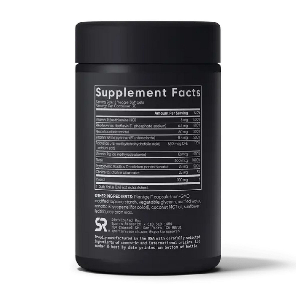 Sport Research Vitamin B-Complex 60 гел капс Киев - изображение 2