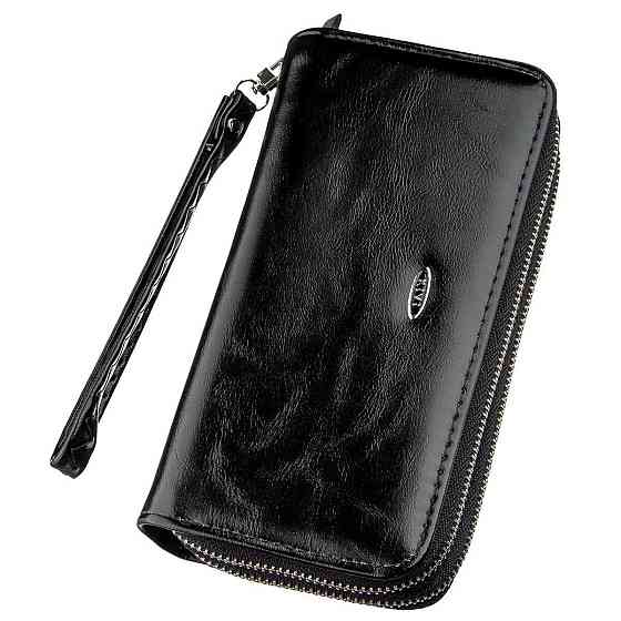 Гаманець жіночий з екокожі KIVI 19052 Чорний Київ